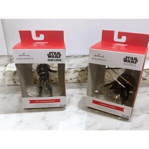 Hallmark Star Wars: The Mandalorian & Ahsoka Tano Christmas Ornament Set